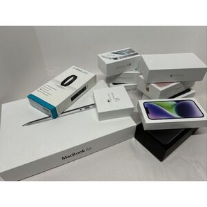 BOXES ONLY Apple Product‎ Box 11 Empty Box Lot iPhone MacBook AirPods BOXES ONLY
